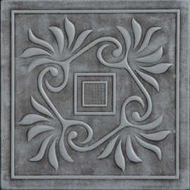 A La Maison Ceilings R159 Cockatoos Foam Glue-up Ceiling Tile (129.6 sq. ft./Case) Pack of 48, Moss Gray