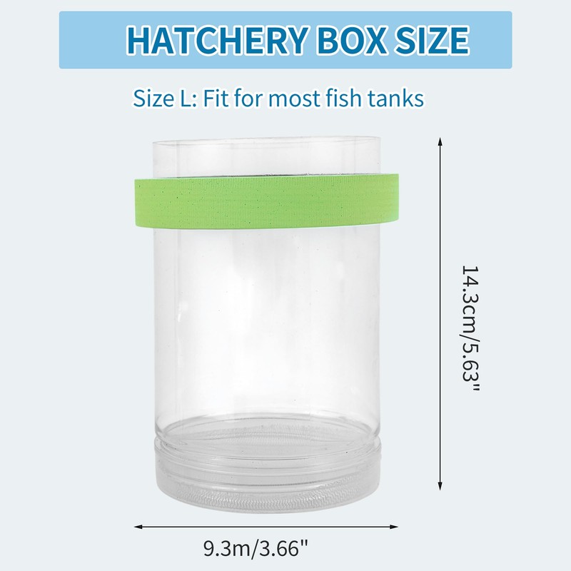 CAPASTEC Suspensions Breeder Box, Floating Mesh Isolation Fish Tank Separator