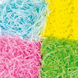 Baker Ross Carta a Striscioline (Confezione 72g) in Colori Primaverili per lavori artistici e creazioni pasquali Fai da Te