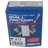 Osato W-412 Wall Anchor, Compatible Wall Thickness: 0.2 - 5.1