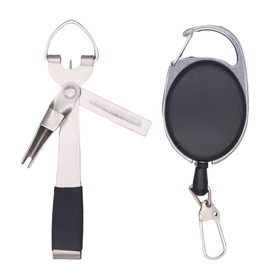 GNHG Pack of 2 Fishing Knots, Fishing Quick Knot Tying Tool, Multifunctional Fly Fishing Quick Knot Tool, Line Cutter, Clipper Nipper Tackle, Fishing Accessories, Fly Fishing Accessories