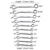 JENLEY Hand Tools Wrenches Standard 12 Point SAE Combination Set