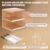 Seinloes 2 Pack Pull out Cabinet Organizer 21" Deep With