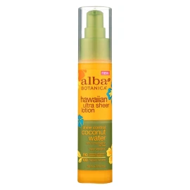 Alba Botanica Hawaiian Ultra Sheer Lotion Coconut Water 1.8oz