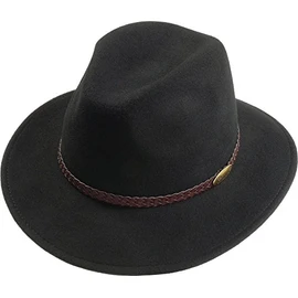 Harrys-Collection Rolling Hat in 3 Colours - Black , size: 56