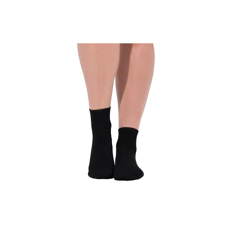 Ulla Popken Ladies Plus Size Plus Size Compression Socks Short