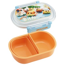 Skater QAF2BAAG-A Children's Antibacterial Lunch Box, Fluffy Serving Container, 12.2 fl oz (360 ml), PUIPUI Molcar, Girl, Made in Japan