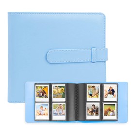 256 Pockets Photo Albums for Polaroid Go Instant Camera and Polaroid Go Flim, Photo Album Book for Polaroid Go Pictures (Blue)