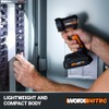 WORX Nitro 20V LED Work Light PowerShare, 160/350 Lumens Portable