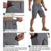 Hiwise Men's Stretch Cargo Shorts Lightweight Water Resistant Hiking Shorts