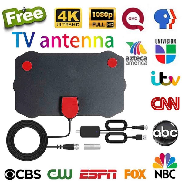 Unbranded 5000 Miles Upgraded TV Antenna HDTV Amplified Digital 4K