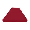 Danfuton Red Tri Fold Foam Beds, Shikibuton, Convertible Ottoman Mat