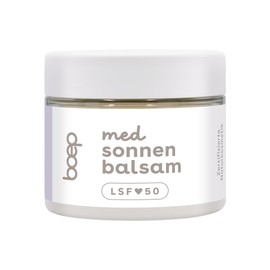 boep med Sun Balm PETA Vegan Award Beauty 2025 Winner "Best Vegan Sun Care" Mineral Sun Cream with Zinc Oxide Filter SPF 50 for Very Sensitive Skin and Neurodermatitis (50 ml)