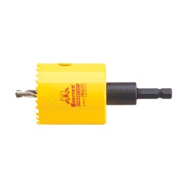 Starrett Bi-Metal Deep Cut Hole Saw with Arbor and Abrasion Resistant HSS Teeth - Ideal for Cutting Metal, Steel, and Wood - 2" (51MM) Diameter, 2" Depth - ADCH0200