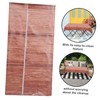 Alipis Natural Wood Grain Rectangle Tablecloth Set 4pcs for Wedding
