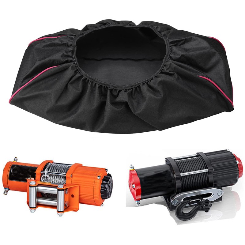 Winch Cover, Heavy Duty Waterproof Dust-Proof Winch Protection Cover, Ideal