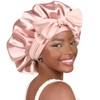 YANIBEST YANIBEST Silk Bonnet for Sleeping Women Satin Bonnet Double