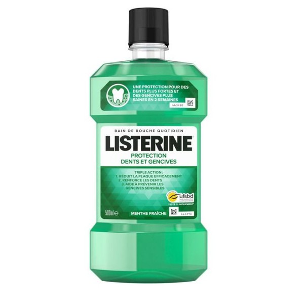 Listerine Bain de Bouche Protection Dents & Gencives*, 500 ml
