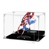 FHMIDIC Acrylic Display Case, Transparent Figures Display Case with Mirrored
