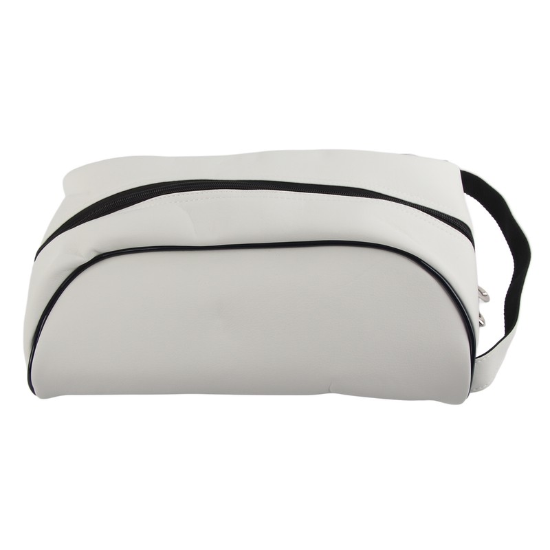PU Leather Golf Shoe Carrier Bag Home Travel Dustproof Storage