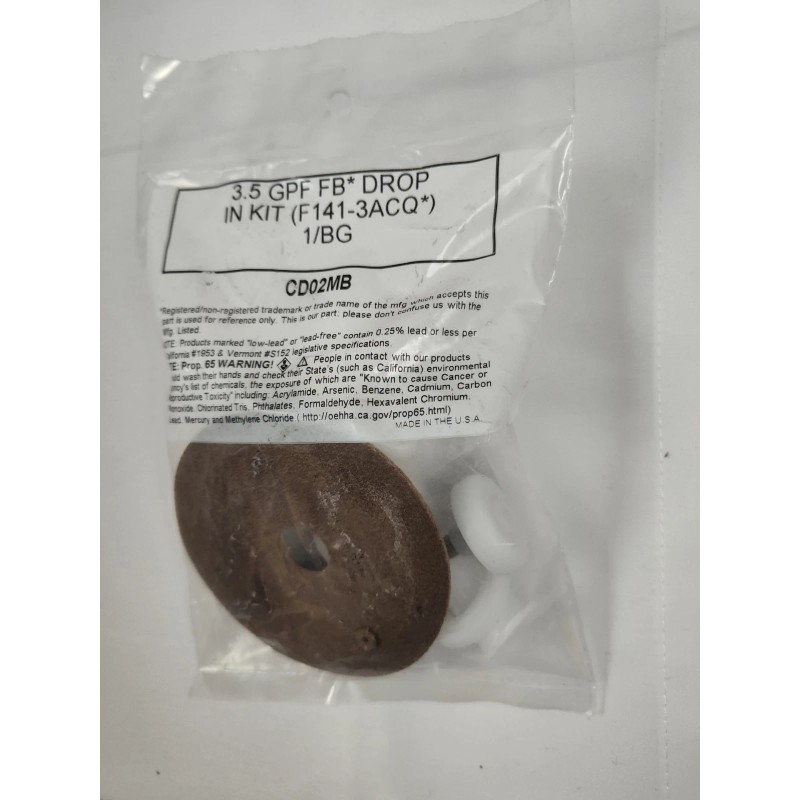 Coyne & Delany 3.5 GPF FB* Drop In Diaphragm Kit