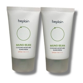 non-plane Be Plain Mung Bean Cooling Moisture Sun Cream 50ml x 2 / 비플레인 녹두 쿨링 수분 선크림 50ml 2개