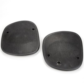 DOTCOM 2pcs Dash Speaker Grille Cover Fit Chevy Blazer 1998-2005, Fit S10 Pickup 1998-2004, Fit GMC Jimmy Sonoma Oldsmobile Bravada 1998-2001 Black
