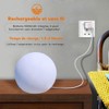 MR.GO 15 cm Light Ball LED Ball Lamp, Charger Bedside