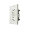 VALTERRA DG20TVP Decor Receptacle with Cover, White, 1 Pack