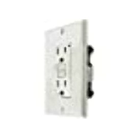 VALTERRA DG20TVP Decor Receptacle with Cover, White, 1 Pack
