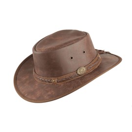 Leather hat Springbrook tan