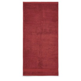 Marc O' Polo Hand Towel Melange I Size 50 x 100 cm I Colour Deep Rose / Warm Red