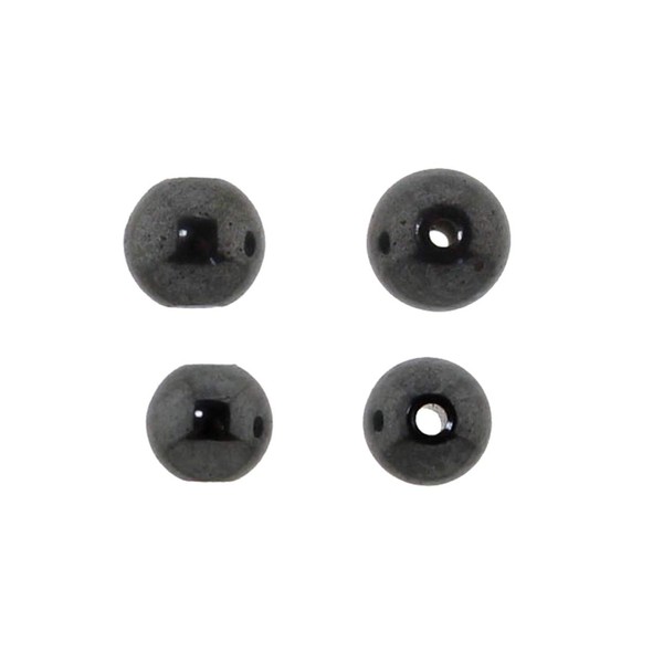 Lex & Lu Pair of Hematite Replacement Captive Bead Ring