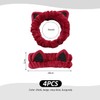 4-Piece Plush Cat Ear Headband, Cute, Soft and Comfortable, Women