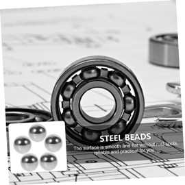 BUGUUYO Precision Balls 5pcs 1 Inch Carbon Steel Ball Bearings High Hardness for Bearings Valves Photo Equipment