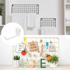 sourcing map 10 Grid Wall Hooks, 3 Inch Grid Wall