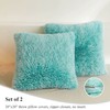XeGe 3 Pieces Soft Faux Fur Throw Blanket Set, Fluffy