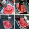 YEHICY Universal Manual Red Canvas Shift Lever Knob Boot Dust