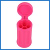 VekAuto Portable Smokeless Ashtray with Keychain Lid for Car Pink
