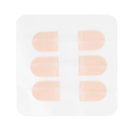 3 Strap Zipper Wound Closure Patches Breathable Seamless Elastic Zip Sutures Bandages for Wound Care 90 X 20mm / 3.5 X 0.8in
