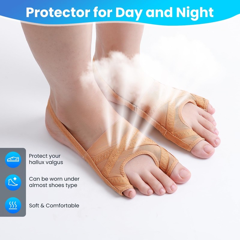 RWZB Bunion Supporter, Bunion Supporter, Includes Adjustable Hook, Self Check