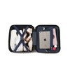 MKF Collection 2 pieces carry-on luggage set, check-in polycarbonate fashion