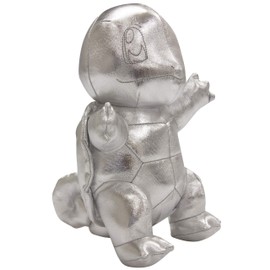 Pokémon - Peluche de 25 aniversario de plata Squirtle de 8 pulgadas, con licencia oficial - Juguete de peluche suave y de calidad - Edición limitada - Juguete de peluche coleccionable - Gran regalo