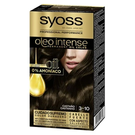 Syoss Intensive Oil Permanently Dyes Without Ammonia - Clay 3-10 Chestnut Brown - Pack of 2