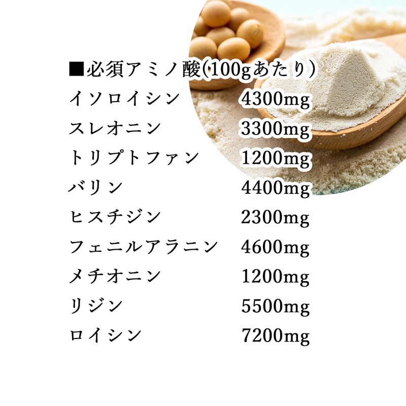 自然健康社 純正プロテイン 500g×3個 ソイプロテイン 大豆 たんぱく 無添加 人工甘味料不使用