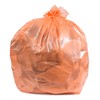 Plasticplace 40-45 Gallon Trash Bags │ 1.5 Mil │ Orange