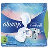 Always Infinity Size 2 Feminine Pads with Wings, Super Absorbency,