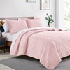 Love's cabin California King Size Quilt Bedding Set Pink Bedspreads