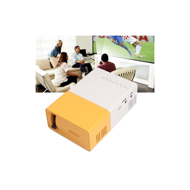 Mini Projector, Portable 1080P HD Projector, Home Theater Video Projector