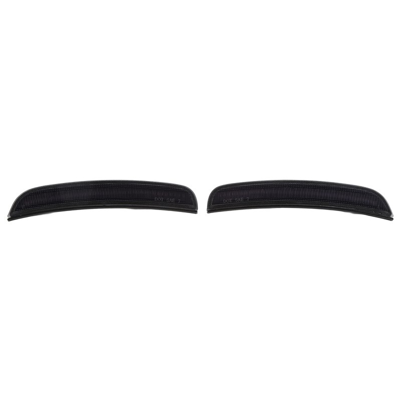 Akozon Side Bumper Marker Light 4 Pieces Front Rear Side